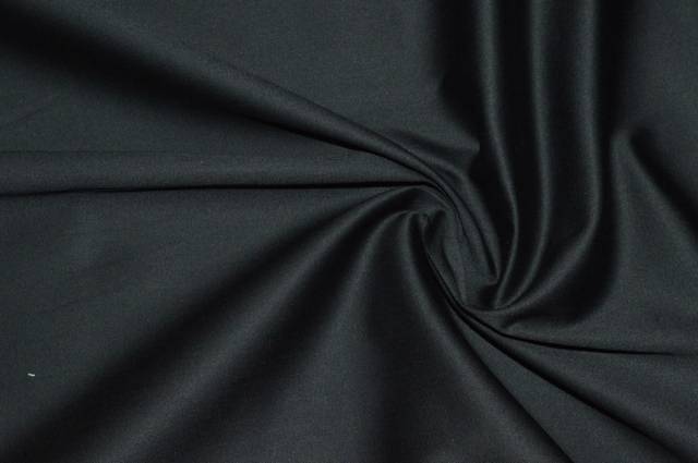 Vendita on line cotone rasatello stratch nero pesantezza camicia - tessuti abbigliamento taffetas / rasi / shantung