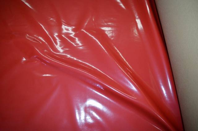Vendita on line tessuto vernice pesante rosso - tessuti arredo casa ecopelle arredamento
