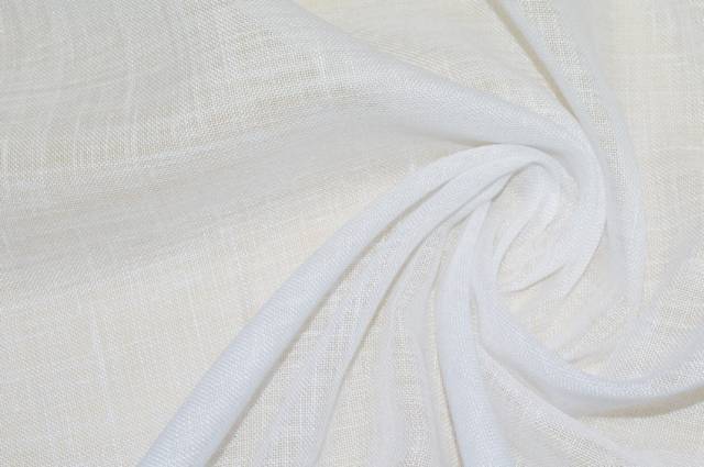 Vendita on line tessuto tenda misto lino art. jole di via roma 60 col bianco - tessuti per a metraggio