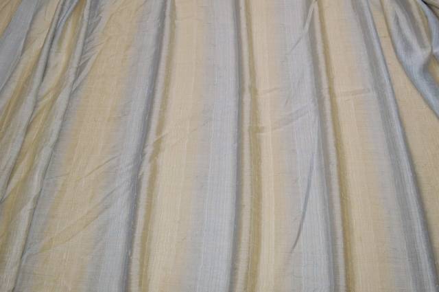 Vendita on line tessuto tenda stropicciato sfumato azzurro/beige - tessuti per a metraggio classiche