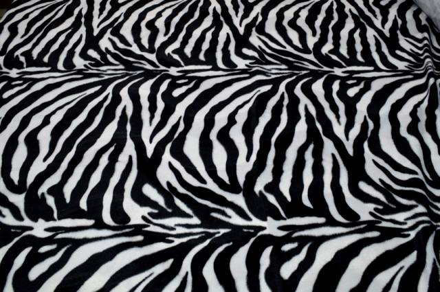 Vendita on line tessuto pelliccetta cavallino fantasia zebra - tessuti abbigliamento pelliccia ecologica