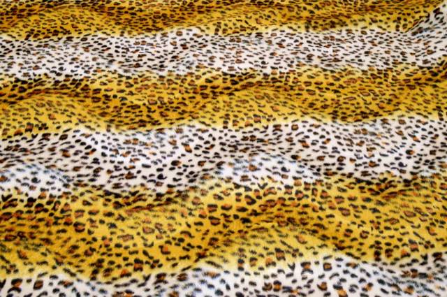 Vendita on line tessuto pelliccetta cavallino fantasia leopardo - tessuti abbigliamento pelliccia ecologica