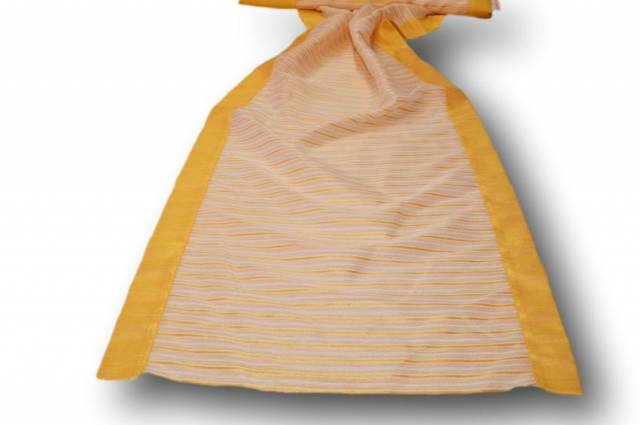 Vendita on line tessuto tenda righino giallo - tessuti per in offerta