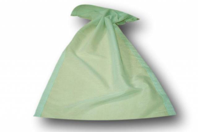 Vendita on line tessuto tenda vetro verdino pastello acqua - tessuti per tendine metraggio a vetro larghezza cm 60
