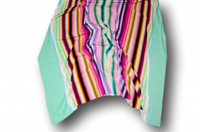 Vendita on line tessuto maglina viscosa fantasia multicolor - tessuti abbigliamento viscosa fantasia