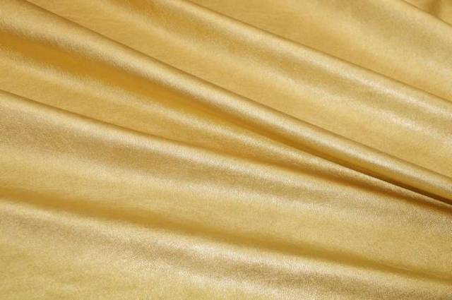 Vendita on line finta pelle elasticizzata color oro - prodotti