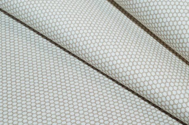 Vendita on line tessuto cotone streatch microfantasia beige - cotoni fantasie varie