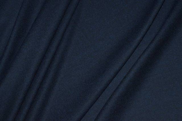 Vendita on line tessuto flanella pura lana effetto melange blu - tessuti abbigliamento lana flanelle