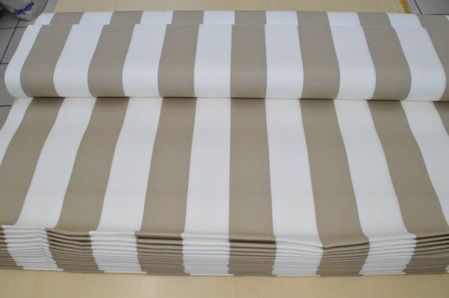 Vendita on line tenda sole rigone bianco/ecru' cm 200 - tessuti per