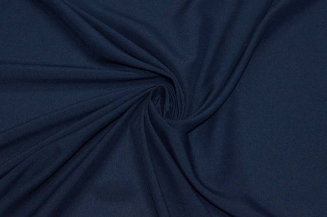 Vendita on line tessuto crepe de chine streatch blu - tessuti abbigliamento poliestere 