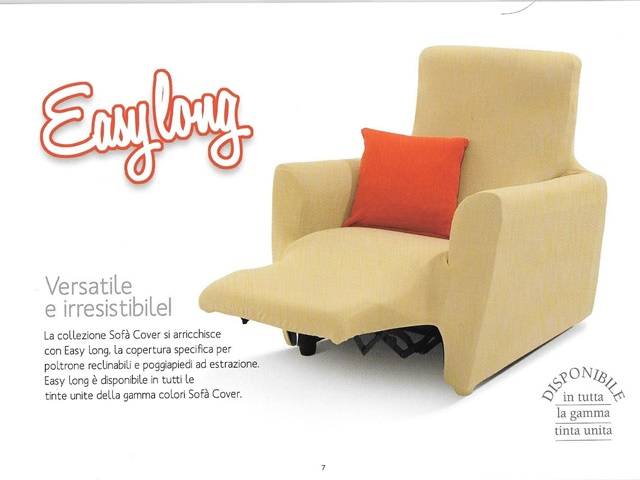 Vendita on line copripoltrona easy long sofa' cover - biancheria per la casa