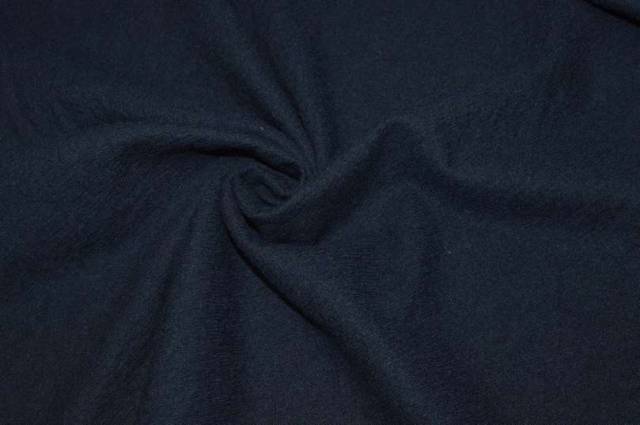 Vendita on line tessuto pura lana infeltrita blu - tessuti abbigliamento lana