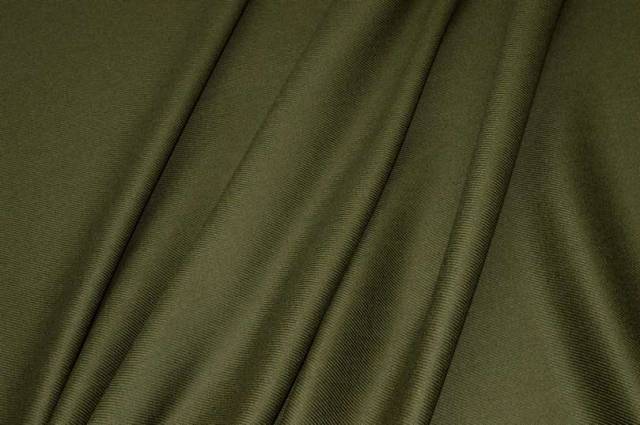 Vendita on line tessuto pura lana effetto shetland verde oliva - prodotti