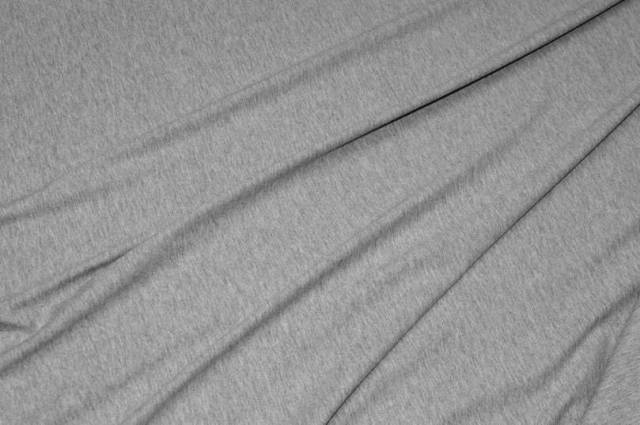 Vendita on line tessuto maglina cotone grigio chiaro melange - tessuti abbigliamento magline / jersey/tessuto in