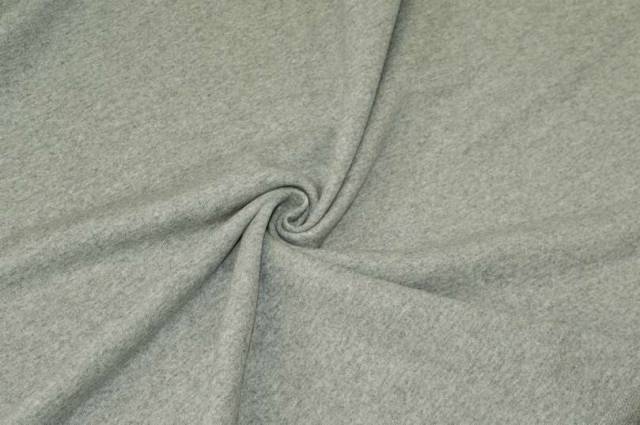 Vendita on line tessuto felpa puro cotone grigio melange 72 - tessuti abbigliamento felpa
