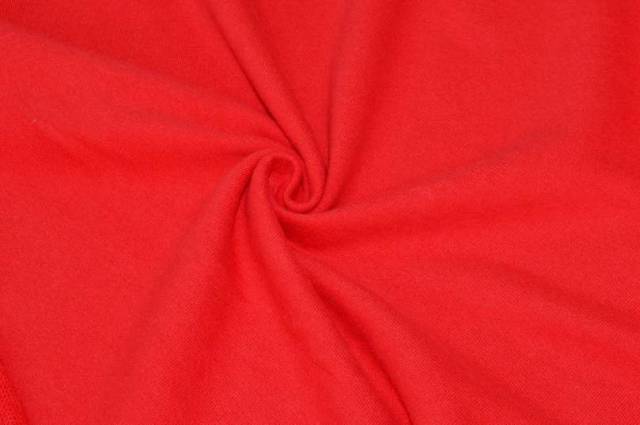 Vendita on line tessuto felpa puro cotone rossa - tessuti abbigliamento felpa