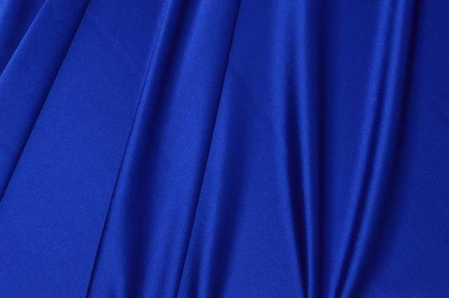 Vendita on line tessuto doppio raso viscosa blu royal - tessuti abbigliamento taffetas / rasi / shantung raso