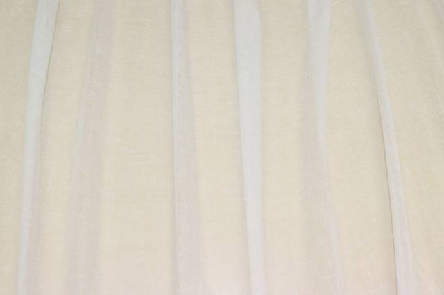 Vendita on line tessuto garza effetto lino color bianco naturale - tessuti per a metraggio