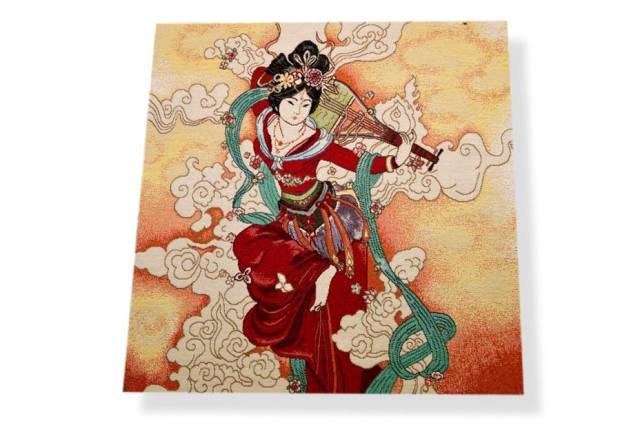 Vendita on line gobelin fantasia geisha 12912 misura cm 47x47 - tessuti arredo casa gobelin