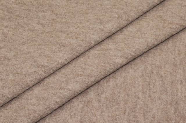 Vendita on line tessuto pura lana cotta beige in stock - tessuti abbigliamento lana cappotti/panno/lana