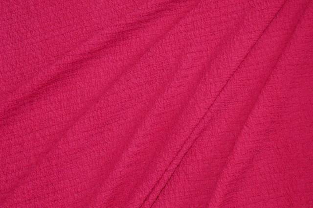 Vendita on line tessuto goffrato cotone streatch fucsia - tessuti abbigliamento camiceria