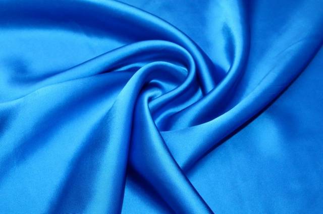 Vendita on line tessuto raso pura viscosa bluette - tessuti abbigliamento taffetas / rasi / shantung raso