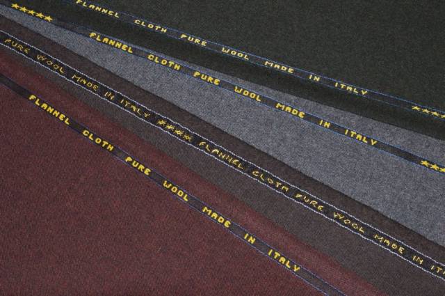 Vendita on line tessuto flanella pura lana doppio ritorto - tessuti abbigliamento lana