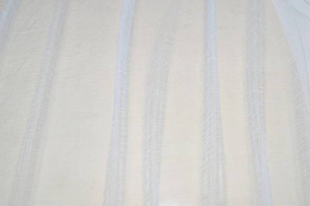 Vendita on line scampolo nizza di via roma 60 velo stropicciato bianco - tessuti per in offerta