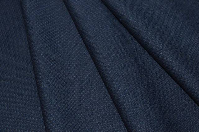 Vendita on line tessuto operato misto lana blu - tessuti abbigliamento lana