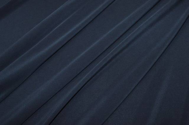 Vendita on line tessuto crepe de chine pura seta blu - tessuti abbigliamento sete