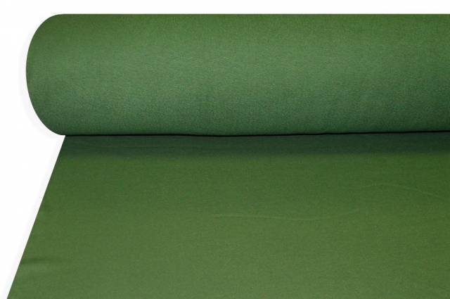 Vendita on line tessuto felpa puro cotone verde - tessuti abbigliamento felpa